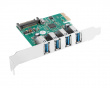 4x USB 3.1 Card PCI Express Gen1