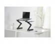 Height Adjustable Laptop Desk with Mouse Pad Side Mount