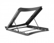 Foldable steel laptop/tablet stand with 5 adjustment positions