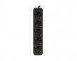 Power Strip 5-sockets 3 Meter - Black