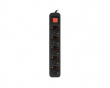 Power Socket Extension 5-sockets 1.5 Meter - Black