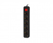 Power Socket Extension 5-sockets 1.5 Meter - Black