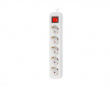 Power Socket Extension 5-sockets 1.5 Meter - White