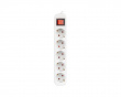 Power Socket Extension 5-sockets 1.5 Meter - White