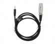 XLR Cable to 3.5 mm 1.5 Meter, 3-pin XLR, Cisco pinout - Black