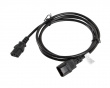 Power Cable C13 to C14 (1.8 meter) Black