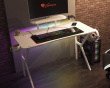 Gaming Desk Holm 320 RGB White Edition