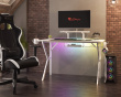 Gaming Desk Holm 320 RGB White Edition
