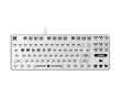 PCMK HOTSWAP TKL 80% Barebone ANSI - White
