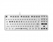 PCMK HOTSWAP TKL 80% Barebone ANSI - White