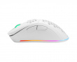 WM80 Wireless RGB Gaming Mouse Ultralight - White