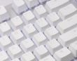 PBT Doubleshot Shine-through 114-Key Keycap Set - Orchid White