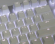 PBT Doubleshot Shine-through 114-Key Keycap Set - Orchid White