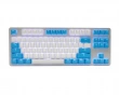 PBT Doubleshot Shine-through 114-Key Keycap Set - Blue Drop