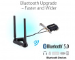 PCE-AX58BT Wi-Fi 6 AX3000 Dual-Band PCIe Wi-Fi Adapter - Network card