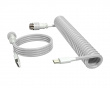 Aviator Coiled Cable USB-C - White