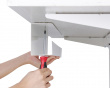 Under-desk Cable Tray Organizer - White