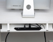 Premium Under-desk Cable Tray Organizer - White