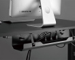 Premium Under-desk Cable Tray Organizer - Black
