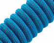 Pro Coiled Cable USB A to Micro USB C, Spectrum Blue - 150cm