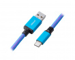 Classic Coiled Cable USB A to USB Type C, Galaxy Blue - 150cm