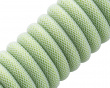 Pro Coiled Cable USB A to USB Type C, Lime Sorbet - 150cm