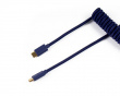 Custom Coiled Aviator Cable USB-C - Blue