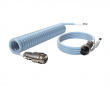 Aviator Coiled Cable USB-C - Light Blue