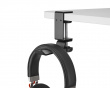 Clamp-On Universal Headphone Holder - Black