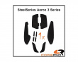 Soft Grips for SteelSeries Aerox 3 Series - White