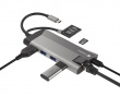 Fowler Plus Hub USB-C Multiport Adapter 8 in 1 - USB-hub