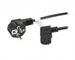 Power Cable Angled C13 (3 meter) Black