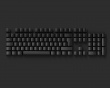 ABS Basic Keycaps 104 Set [ISO UK/ISO] - Black