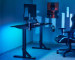 Heavy Duty RGB Gaming Desk (1360X600) - Black
