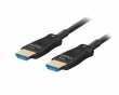 HDMI 2.1 Cable Optical Black 8k - 48Gbps - 80m