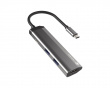 Fowler Slim Hub USB-C Multiport Adapter 4 in 1 - USB-hub