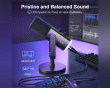 AMPLIGAME AM8 RGB USB/XLR Microphone - Dynamic Mic - Black