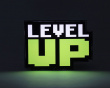 Pixel Level Up Light with Sound