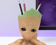 Marvel Groot Pen Plant Pot - Groot Pen Holder & Flower Pot