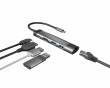 Fowler GO Hub USB-C Multiport Adapter 5 in 1 - USB-hub (100W)
