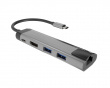 Fowler GO Hub USB-C Multiport Adapter 5 in 1 - USB-hub (100W)