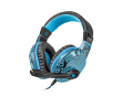 Hellcat Stereo Gaming Headset Blue-LED - Black/Blue
