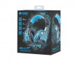 Hellcat Stereo Gaming Headset Blue-LED - Black/Blue