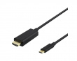USB-C to HDMI Cable 4k 60Hz Black - 1m