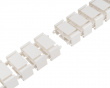 Flexible Desk Cable Management Spine - White