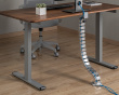 Flexible Desk Cable Management Spine - Silver