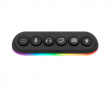 HUB DECK 5, RGB 5-Port USB Hub, 12V - Black