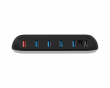 HUB DECK 5, RGB 5-Port USB Hub, 12V - Black