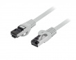 CAT 8.1 S/FTP LSZH - Ethernet cable - Gray - 0,25m