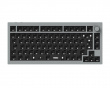 Q1 Pro QMK 75% ISO Barebone Hotswap Wireless  Keyboard - Silver Grey